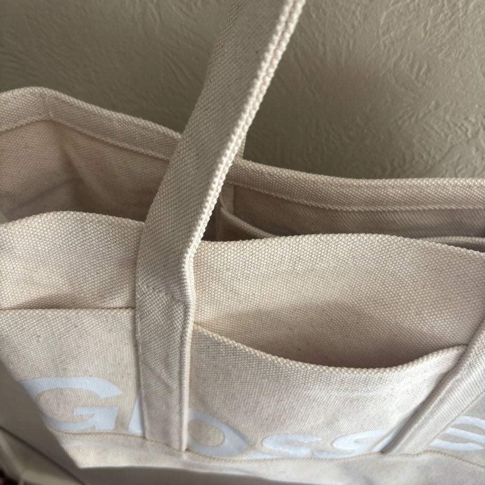 Glossier Brooklyn NY Store Limited Exclusive Carry Utility Canvas Tote Bag - Picture 6 of 7